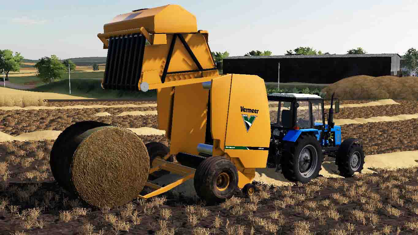 Vermeer 605m 605n V10 Fs 19 Balers Farming Simulator 2019 Mods