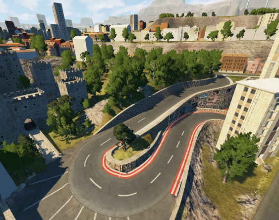 beamng speed bump map